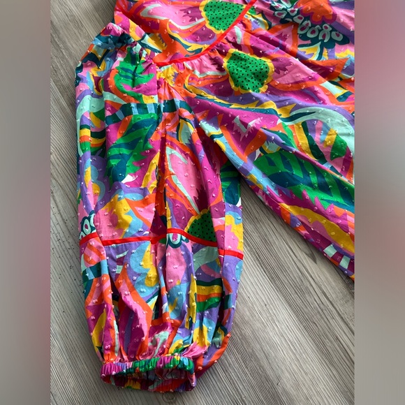 CROSBY by Mollie Burch Rosie Heat Waves Tropical Cotton Blouse - Picture 6 of 9